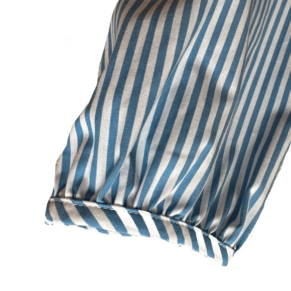 ⭐️NWT - J.Crew Blue & White Striped Wrap Dress - Size 2P - Picture 8 of 8